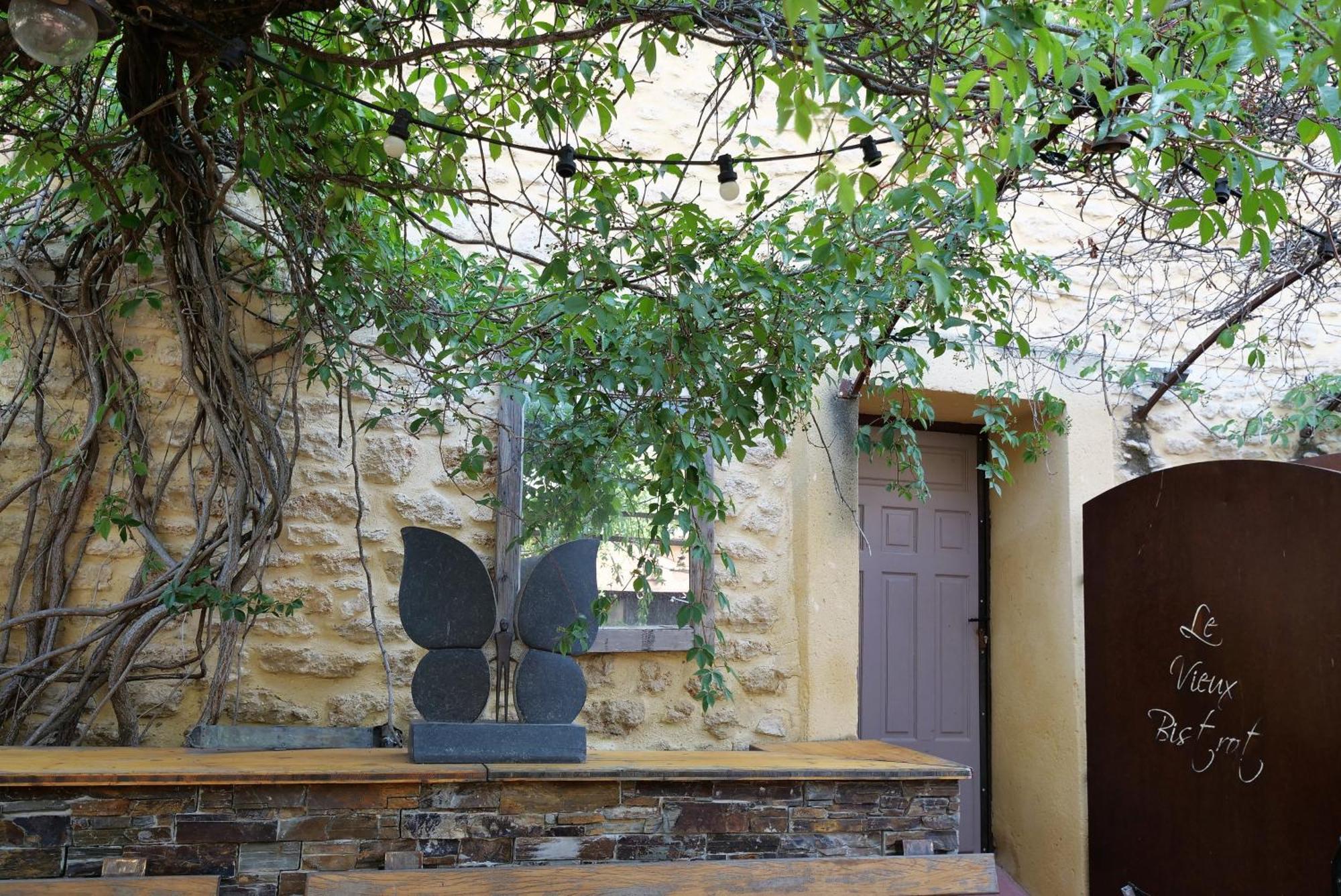 Chambres Du Vieux Bistrot Cabrières-dʼAvignon Exterior foto
